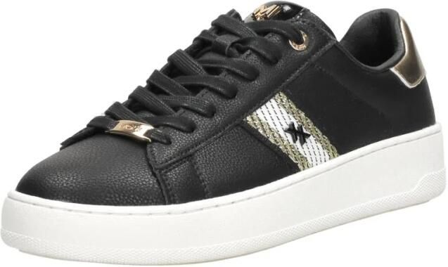 Mexx Sneaker Nura Dames Zwart Goud - Foto 3