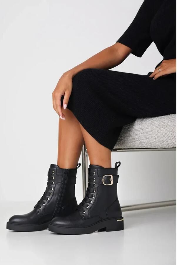 Mexx Enkellaars Premium Kasia Zwart Dames - Foto 7