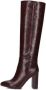Mexx Hoge Laars Krystal Indy Rood Vrouwen Burgundy Rood - Thumbnail 5