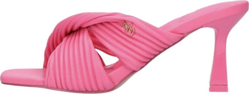 Mexx Roze Leren Muiltjes Lizz Pink Dames