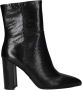 Mexx Enkellaars Kianna Indy Met Reptielprint Zwart Dames - Thumbnail 2