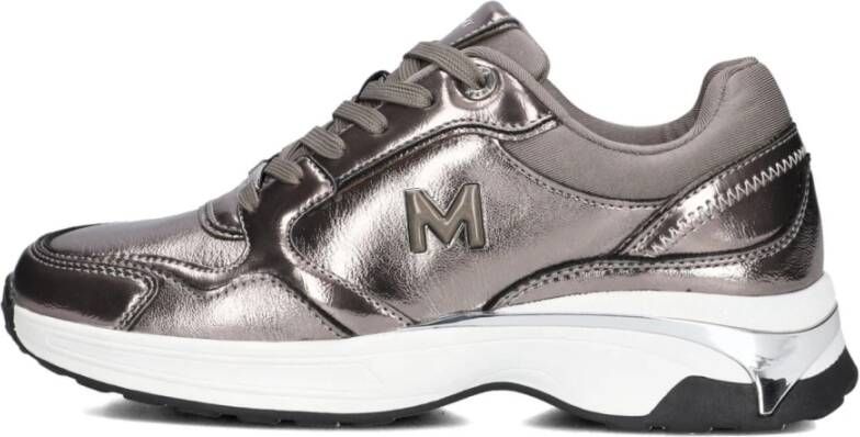 Mexx Zilver Lage Sneakers Paulita Love