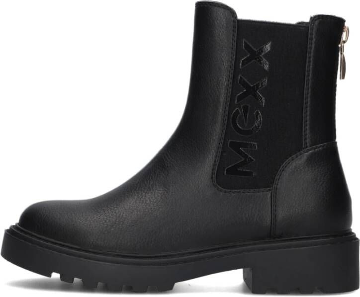 Mexx Zwarte Chelsea boots Malat Black Dames