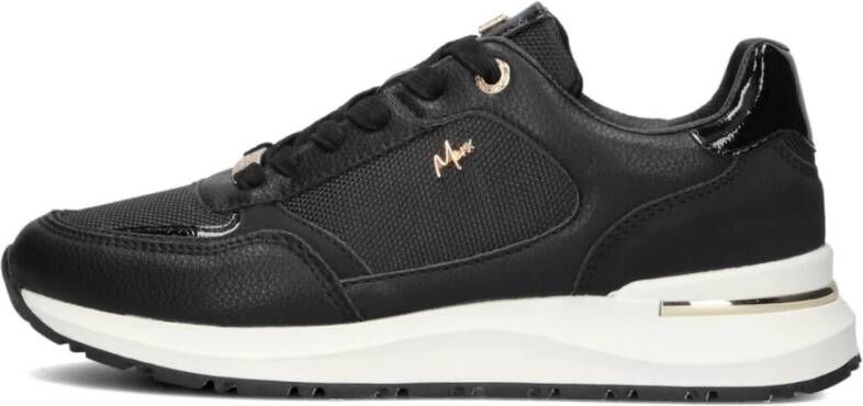 Mexx Zwarte Lage Sneakers Nonja Black Dames - Foto 4
