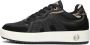 Mexx Zwarte leren sneakers met ponyhair detail Black Dames - Thumbnail 2
