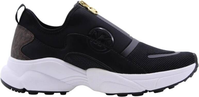 Michael Kors Sami Zip Trainer Sneakers Leatherlook Dames Bruin - Foto 2
