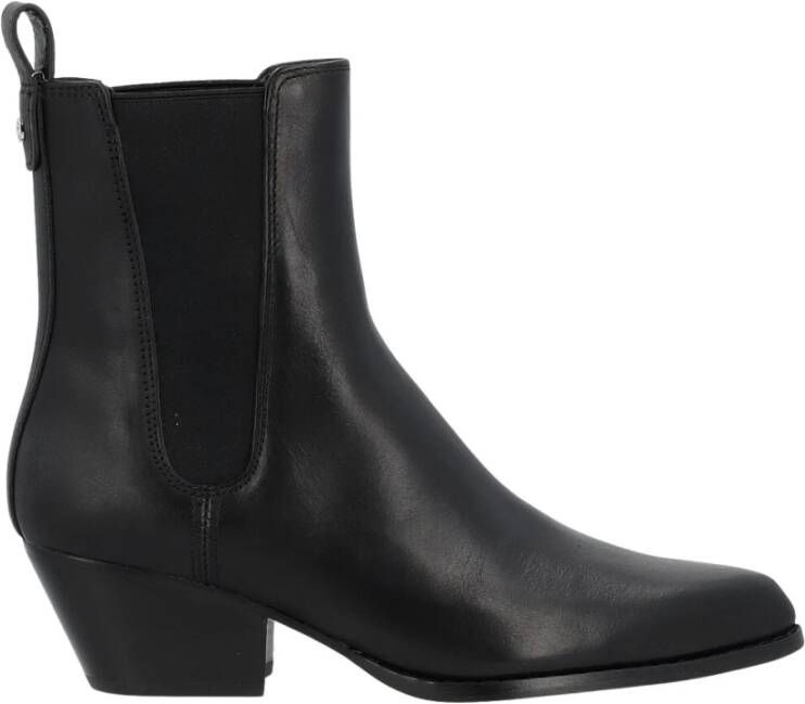 Michael Kors Leren Western-geïnspireerde Laarzen Black Dames