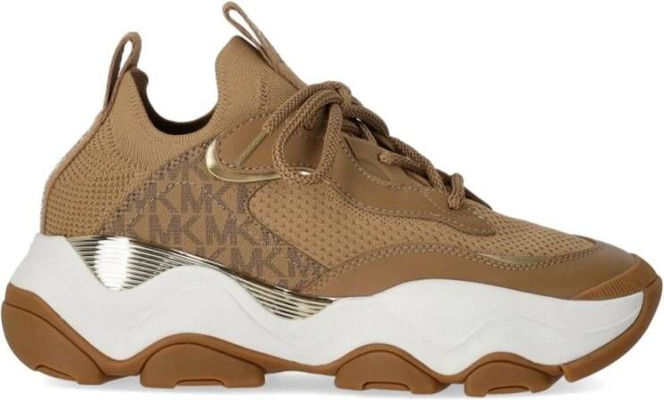 Michael Kors Low-Top Sneakers Atlas Husk Sneaker in bruin