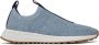 Michael Kors Blauwe Slip-On Sneakers Blue Dames - Thumbnail 1