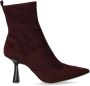 Michael Kors Bordeaux Rode Enkellaars met Hak en Ritssluiting Rood Dames - Thumbnail 1