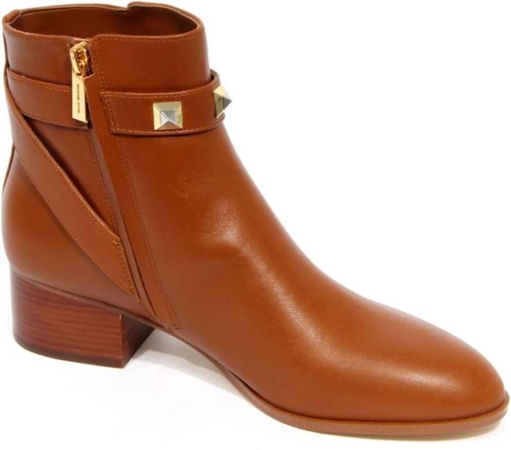 Michael Kors Britton Ankle Boots Bruin Dames