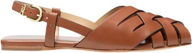 Michael Kors Sandalen Irene Sling Flat in bruin - Foto 2