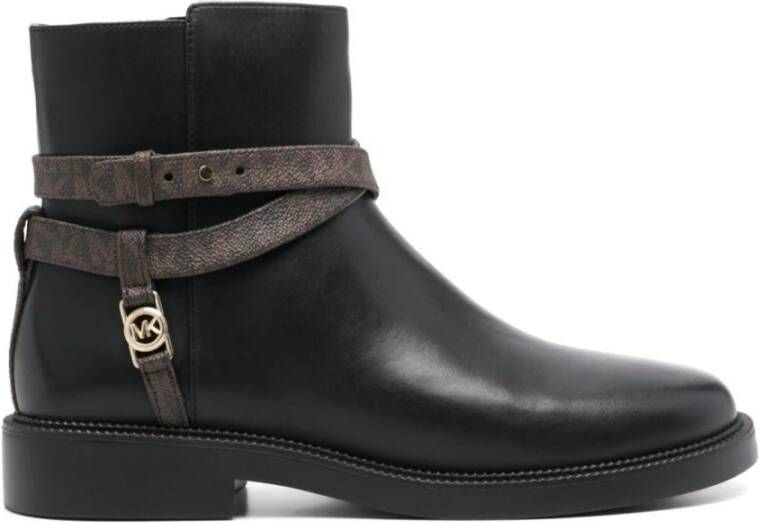 Michael Kors Bruine Platte Enkelboot