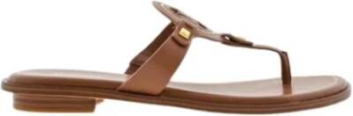 Michael Kors Camel Leren Sandalen Brown Dames