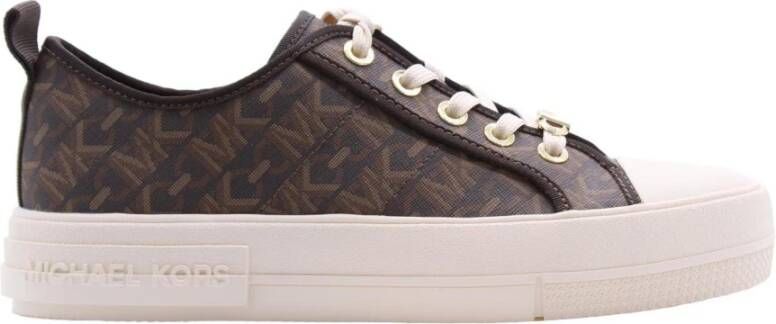 Michael Kors Cebu Sneaker Stijlvol en Comfortabel Brown Dames