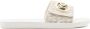 Michael Kors Charm Slide Pantoffels Beige Dames - Thumbnail 2