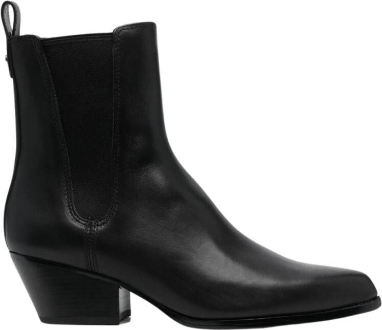 Michael Kors Leren Western-geïnspireerde Laarzen Black Dames