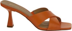 Michael Kors Muilezels met hakken Oranje Dames