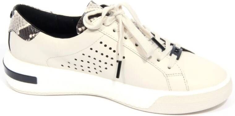Michael Kors Crème Leren Veterschoen