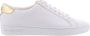 Michael Kors Dames Irving Sneaker Wit Goud White Dames - Thumbnail 1