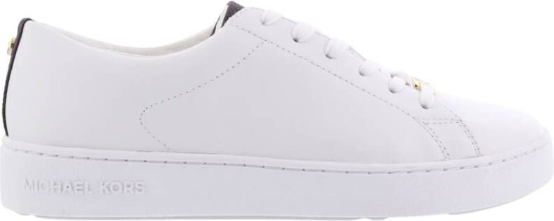 Michael Kors Dames Keaton Sneaker Wit Bruin White Dames