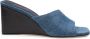 Michael Kors Denim Sleehak Sandaal Slip-On Hakken - Thumbnail 1