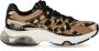 Michael Kors Dierenprint Leren Sneaker Beige Dames - Thumbnail 1