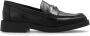 Michael Kors Zwarte leren sandalen met goudkleurige details Black Dames - Thumbnail 14