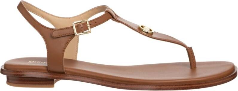 Michael Kors Plate Thong Dames Sandalen Bruin - Foto 2