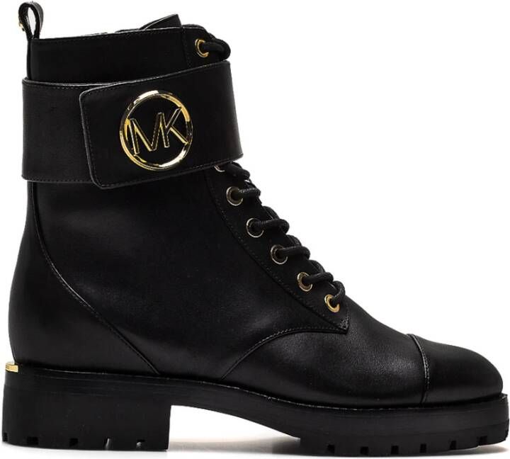 Michael Kors Tatum Ankle Boot Leather Black Zwart Dames - Foto 5