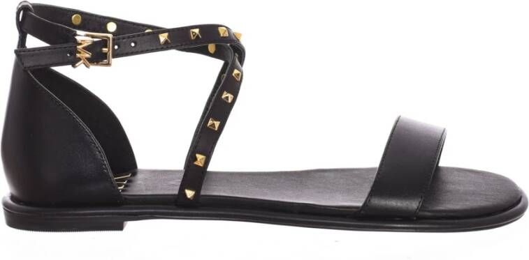 Michael Kors Flat Sandals Black Dames