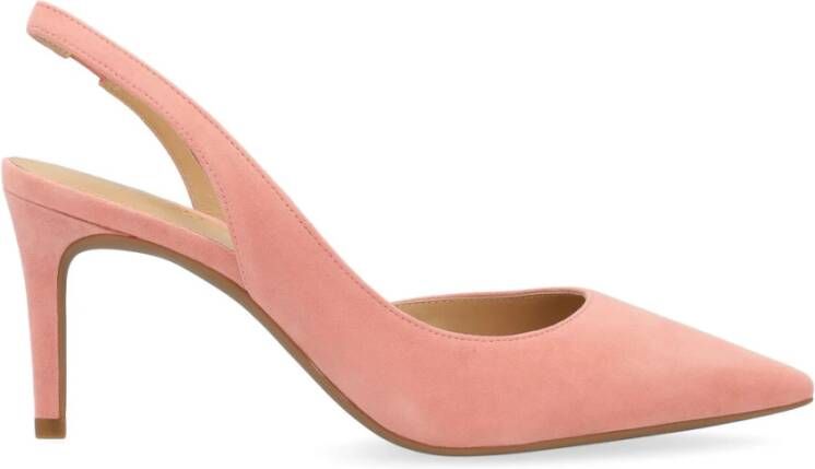 Michael Kors Flex Pump Slingback in roze suède Pink Dames