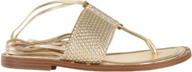 Michael Kors Flip Flops Geel Dames