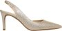 Michael Kors Gouden Glitter Slingback Pump Yellow Dames - Thumbnail 1