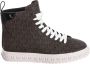 Michael Kors Hoge Sneakers met Merkprint Brown Dames - Thumbnail 1