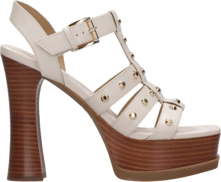 Michael Kors High Heel Sandals Beige Dames