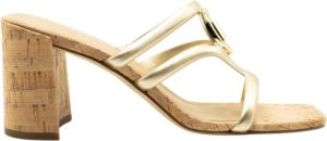 Michael Kors High Heel Sandals Geel Dames