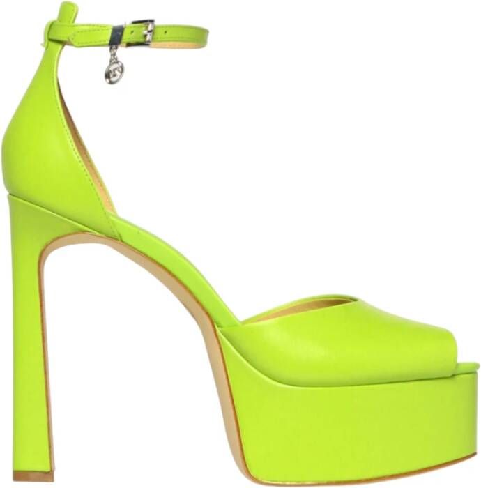 Michael Kors High Heel Sandals Green Dames