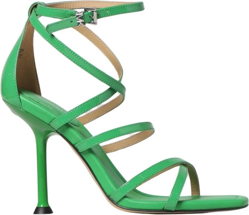 Michael Kors Strappy Sandal T10 Vernice Green Dames - Foto 3