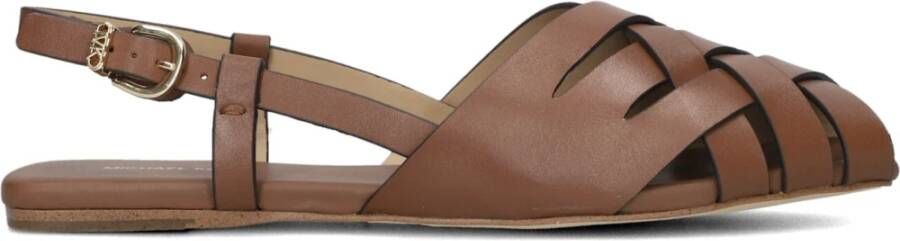 Michael Kors Sandalen Irene Sling Flat in bruin - Foto 2