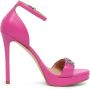Michael Kors Jordyn Platform Sandaal met Letters - Thumbnail 1