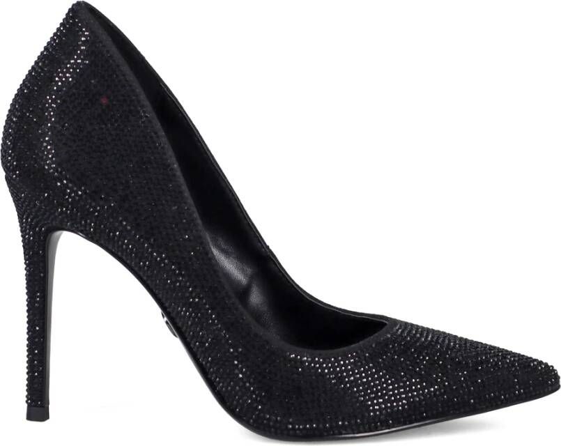 Michael Kors Keke Leren Pumps met Rhinestones Black Dames