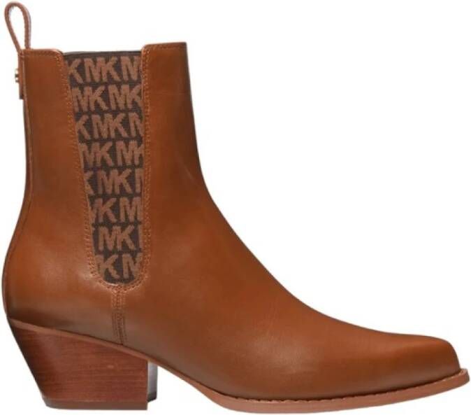 Michael Kors Kinlee Bootie Stijlvolle damesschoen Brown Dames