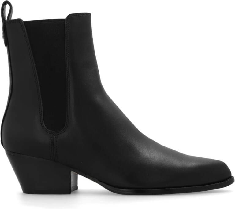 Michael Kors Leren Western-geïnspireerde Laarzen Black Dames