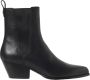 Michael Kors Leren Western-geïnspireerde Laarzen Black Dames - Thumbnail 1