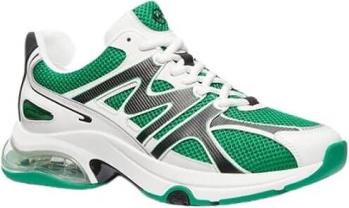 Michael Kors Kit Extreme Mesh Sneakers Heren Groen Wit Groen Heren