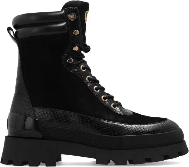 Michael Kors Lace-up Boots Zwart Dames