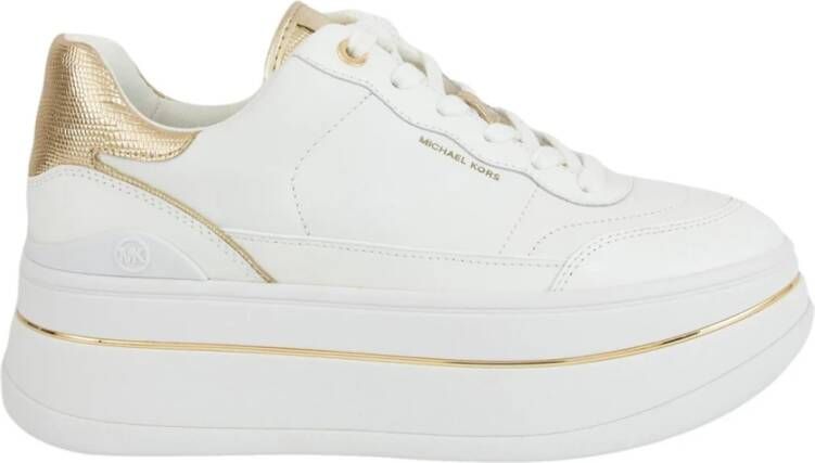 Michael Kors Low-Top Sneakers Hayes Lace Up in goud