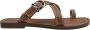 Michael Kors Ashton Flat Thong Luggage Beige Dames - Thumbnail 1
