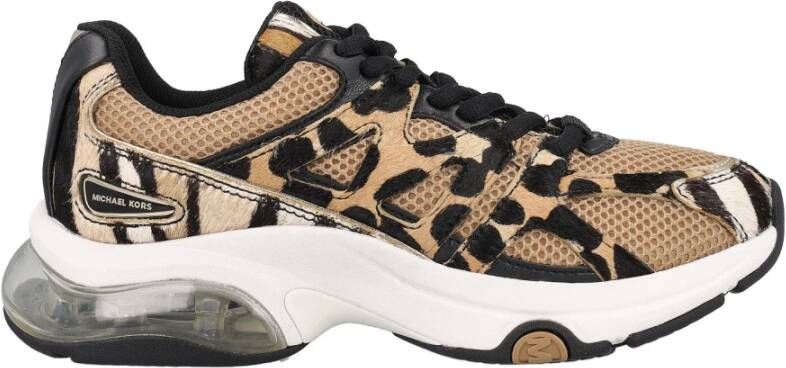 Michael Kors Leopard Geprintte Kit Extreme Mesh Sneakers